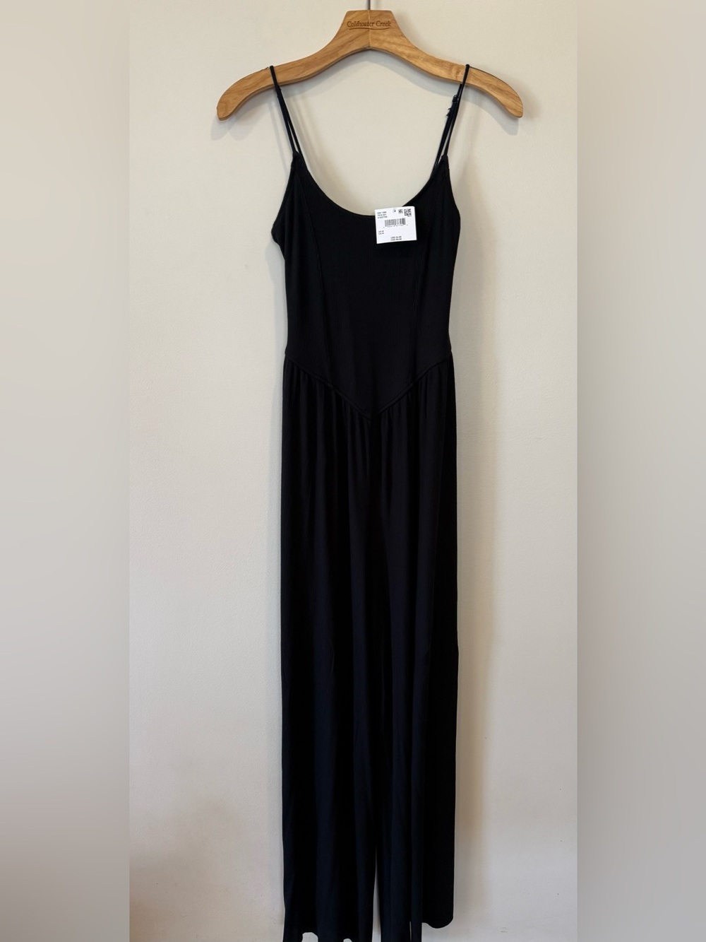 NEW American Eagle Jumpsuit Romper Sleeveless Wide Leg Black Medium NWT